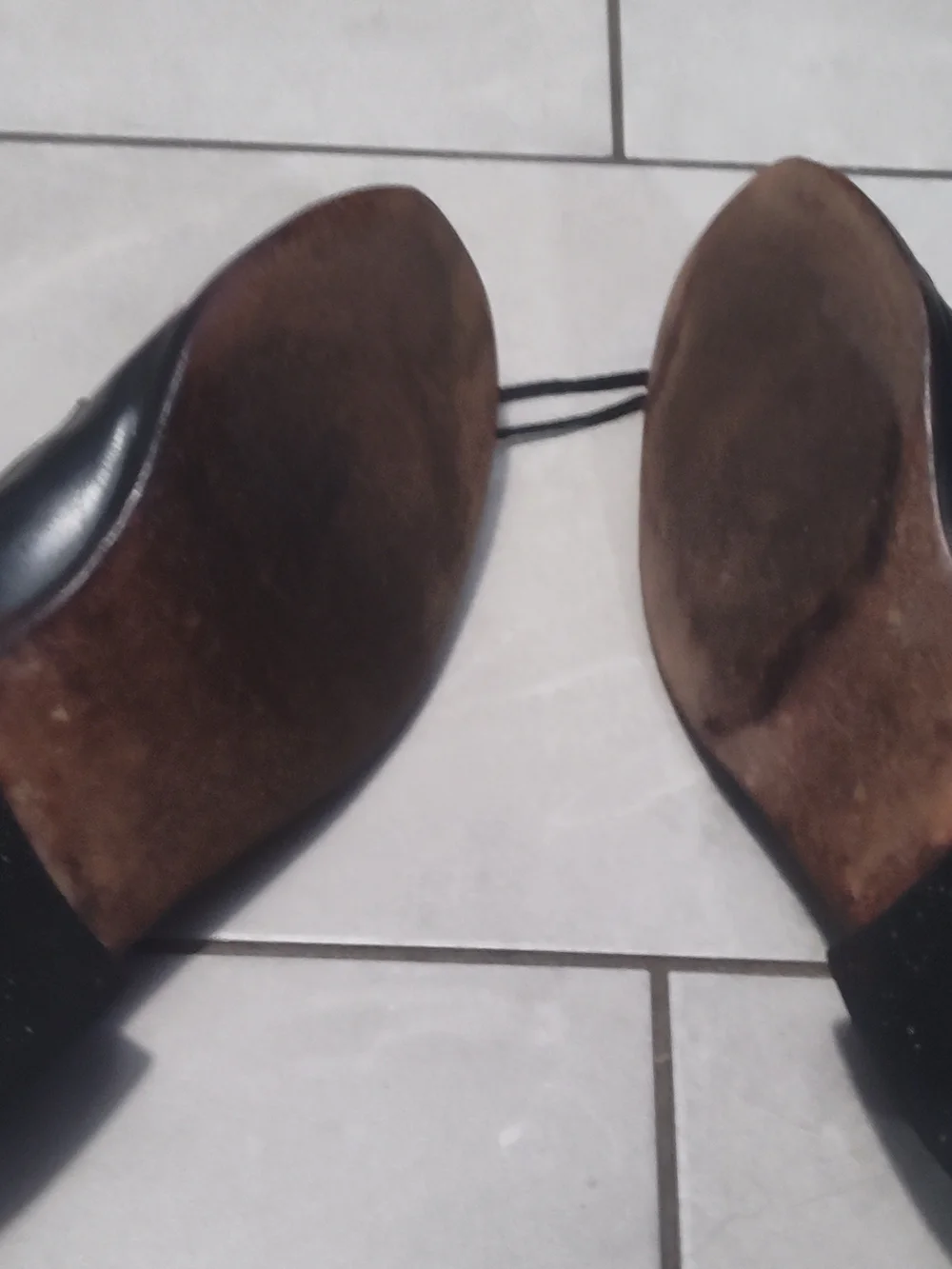 Allen Edmonds Black Semi-Brogue Sanford Sz 12